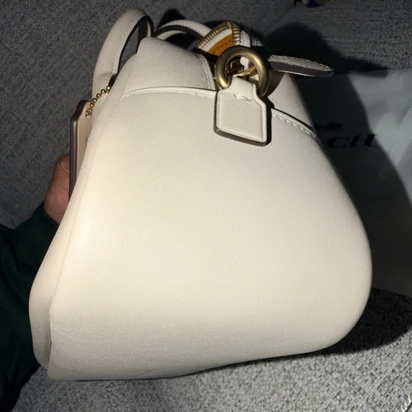 Coach bowling leather bag